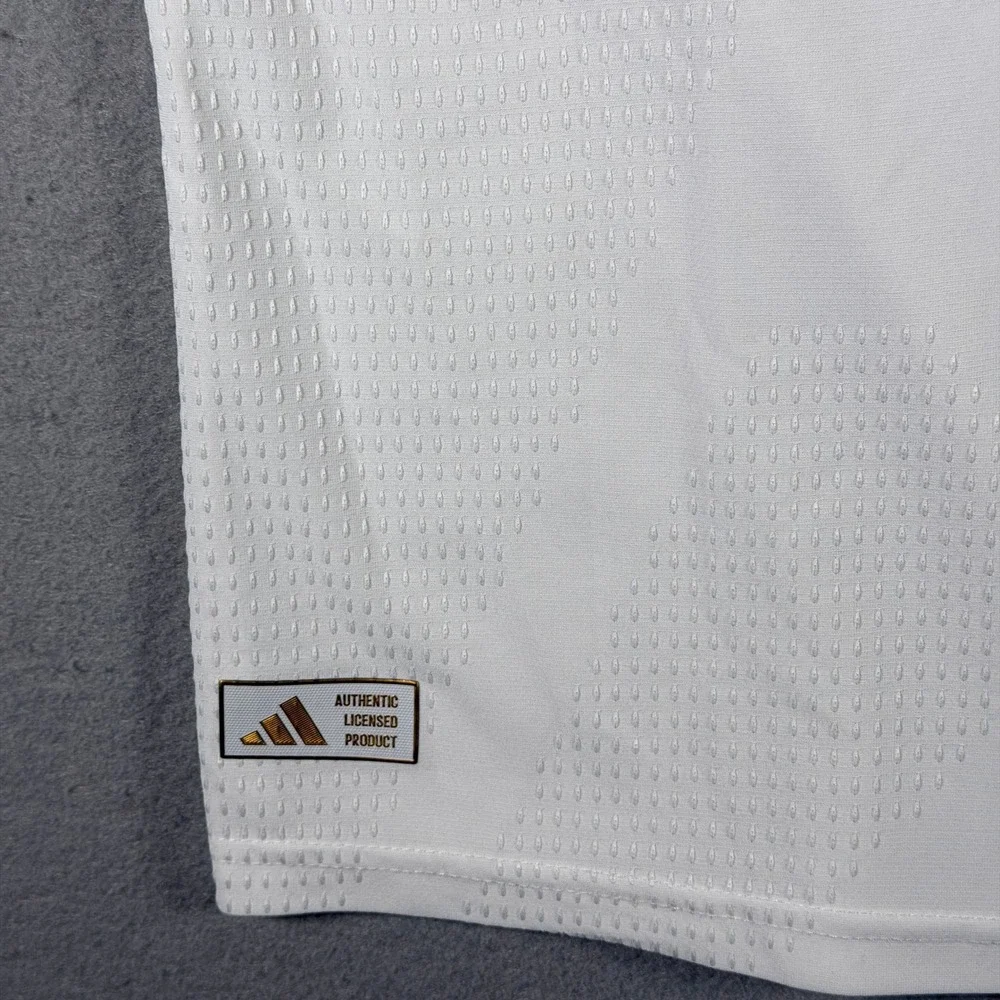 Adidas Greece National Team Home Jersey White Blue KF3555 Mens Large Slim Fit
